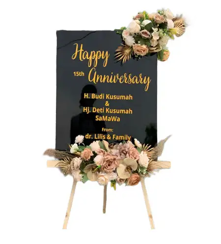 Papan Bunga Akrilik kawasan industri rungkut