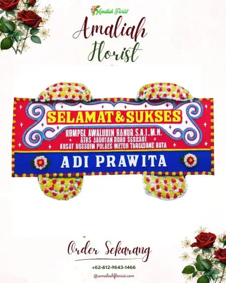 Papan Bunga Ucapan Selamat kawasan industri rungkut