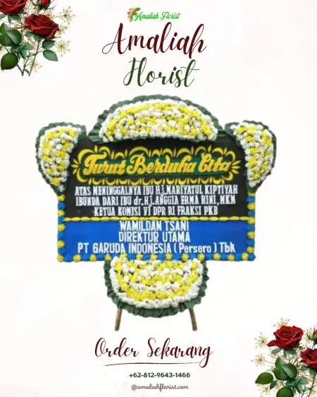 Papan Bunga Duka kawasan industri rungkut